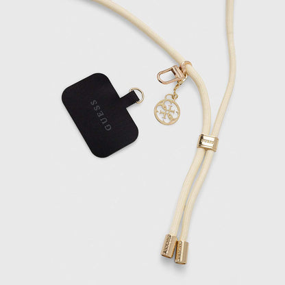 Cordon Téléphone Guess CBDY 4G Charm, Noir