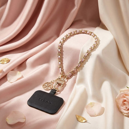 Cordino per Telefono Guess Saffiano 4G Charm, Nero