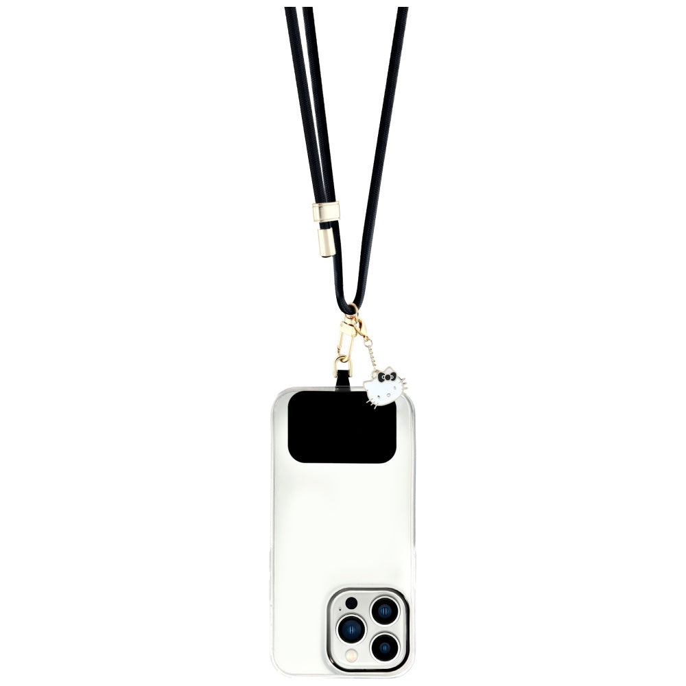 Cordón de téléphone Hello Kitty Crossbody, Noir