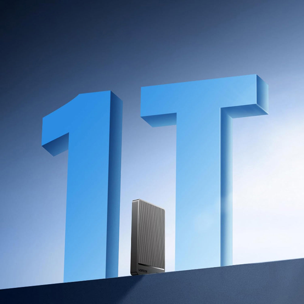 Disque à l'état solide (SSD externe) UGREEN 35270, 1TB, Gris