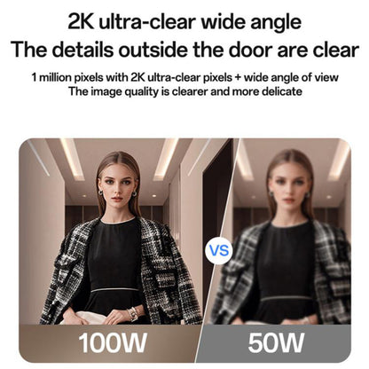 Campanello Yesido KM27, Wi-Fi, 2K, Bianco