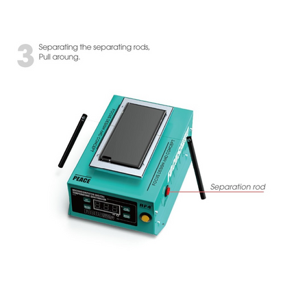 Touchscreen-Display-Trennstation RF4 Peace
