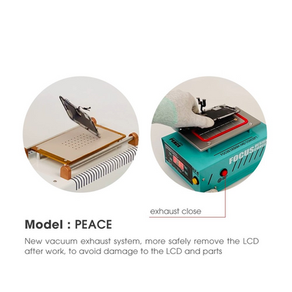 Touchscreen-Display-Trennstation RF4 Peace
