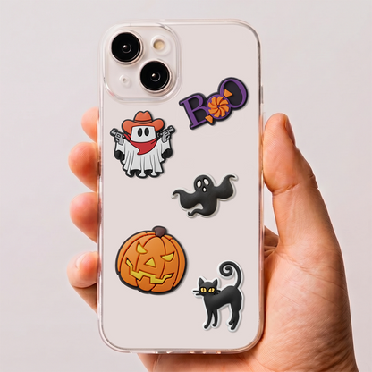 Adesivi 3D OEM Boo per cover di telefono/tablet, set da 5 pezzi, multicolore