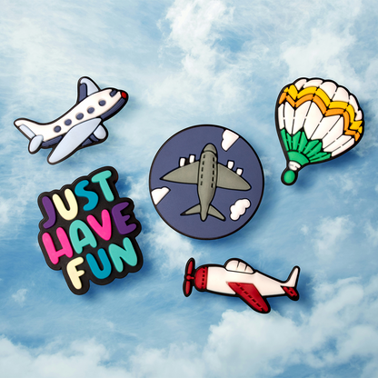 Sticker 3D OEM Travel pour Coque de Téléphone / Tablette, Set de 5 pièces, Multicolore
