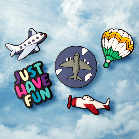 Sticker 3D OEM Travel pour Coque de Téléphone / Tablette, Set de 5 pièces, Multicolore