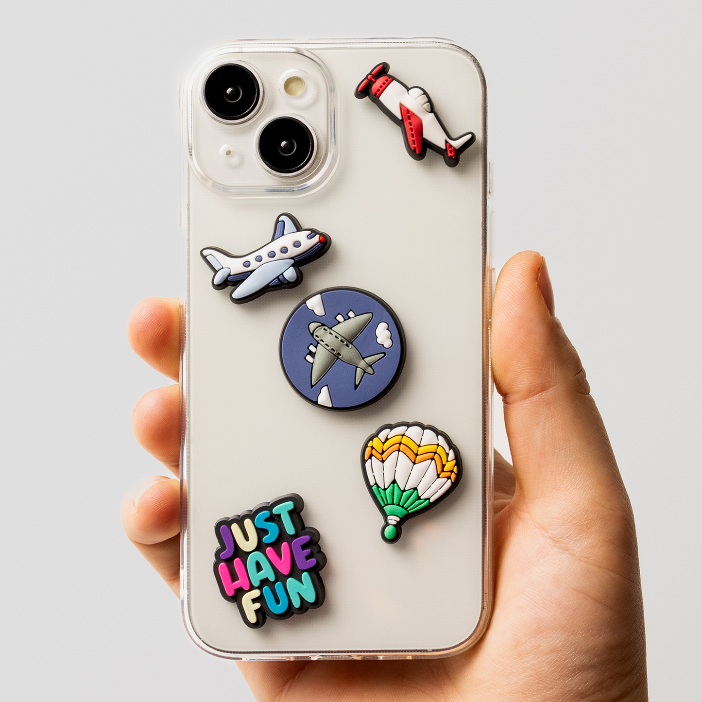 Sticker 3D OEM Travel pour Coque de Téléphone / Tablette, Set de 5 pièces, Multicolore