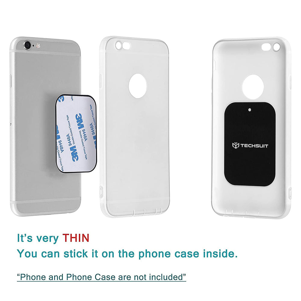 Autocollant Métallique Techsuit MP04 4en1, Noir