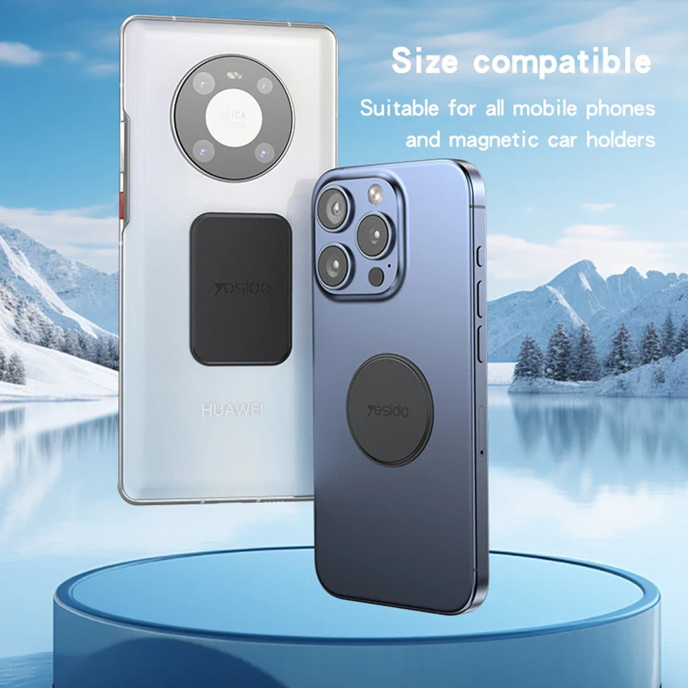 Autocollant Métallique Yesido C207 2en1, Noir