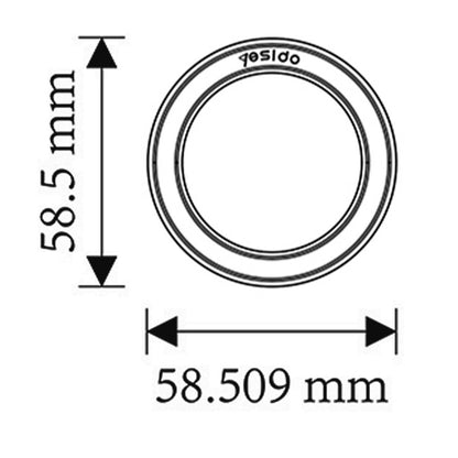 Autocollant Métallique Yesido C208, Noir