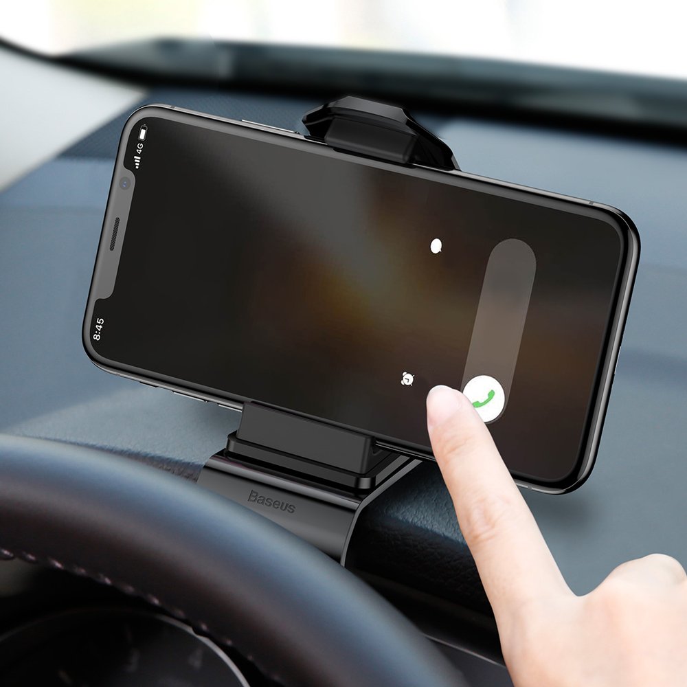 Support Auto Baseus Mouth, 3.5 pouces - 7 pouces, Noir SUDZ-01