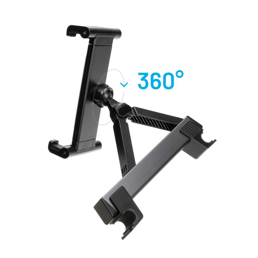 Supporto Auto Poggiatesta Fixed Passenger Max, 7 pollici - 13 pollici, Grigio