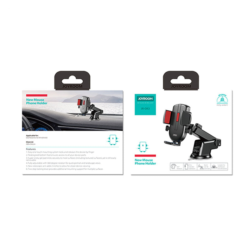 Support Auto Joyroom JR-OK3, 4 pouces - 6.7 pouces, Noir