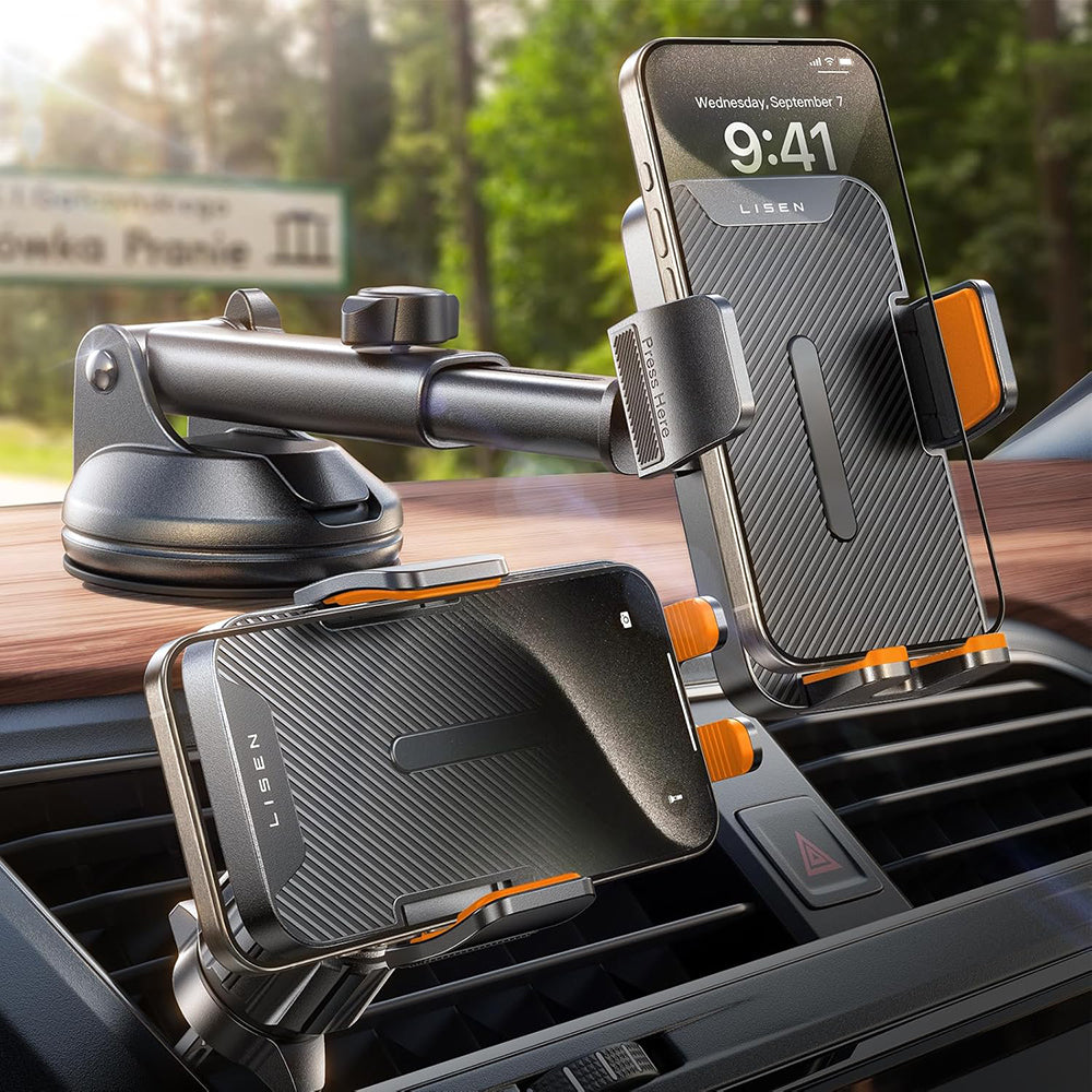 Support Auto Lisen 2E781, Universel, Noir YL0424040008