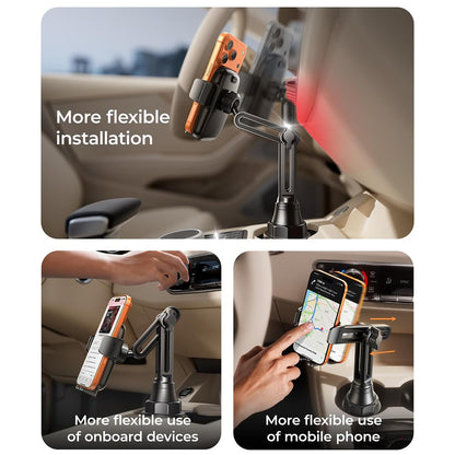 Supporto Auto Lisen per Telefono / Tablet, 4.5inch - 12.9inch, Nero YL0223070048