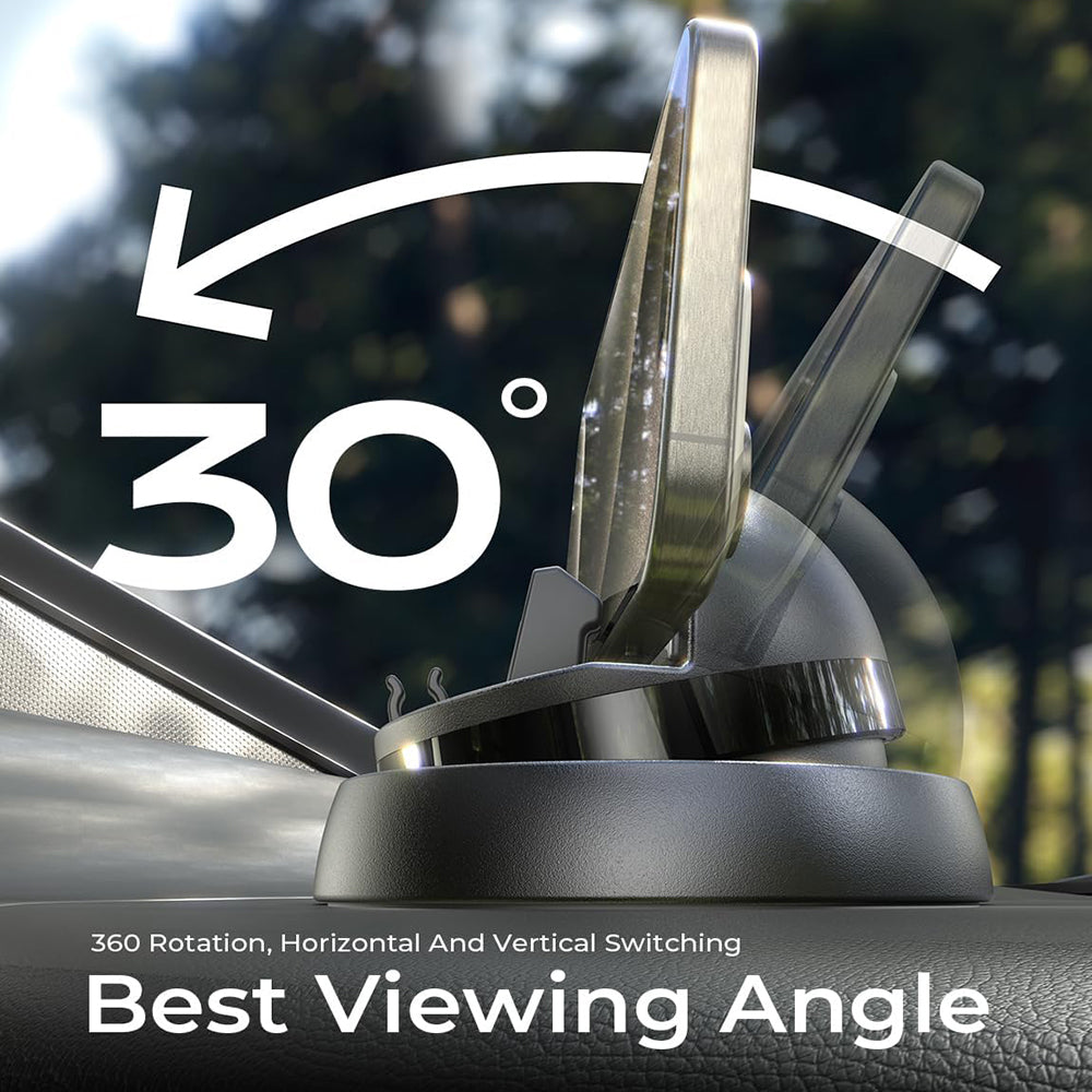 Supporto Auto Lisen per Telefono / Tablet con spessore 6mm - 13mm, Nero YL0224060015