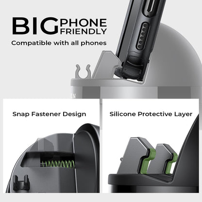 Supporto Auto Lisen per Telefono / Tablet con spessore 6mm - 13mm, Nero YL0224060015