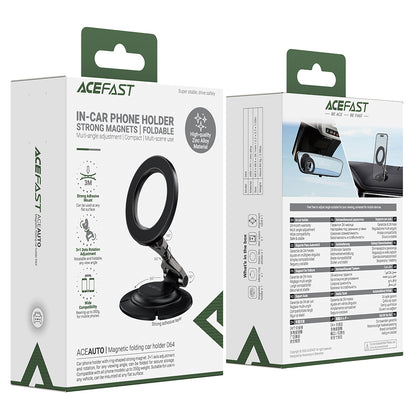 Supporto Auto Magnetico Acefast D64, Universale, Nero