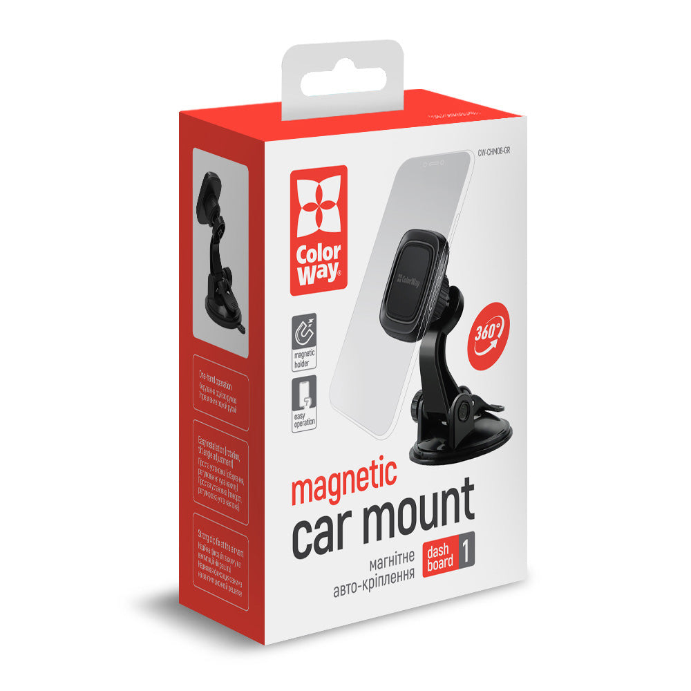 Supporto Auto Magnetico ColorWay CW-CHM06, Universale, Nero