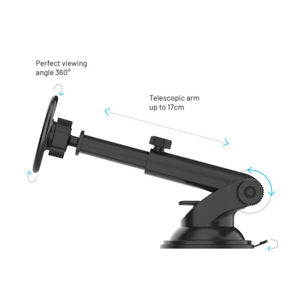 Autohalterung Magnetic Fixed MagMount XL, Universal, Schwarz
