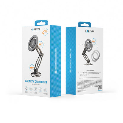 Support Auto Magnétique Forever MH-290, Universel, Argenté