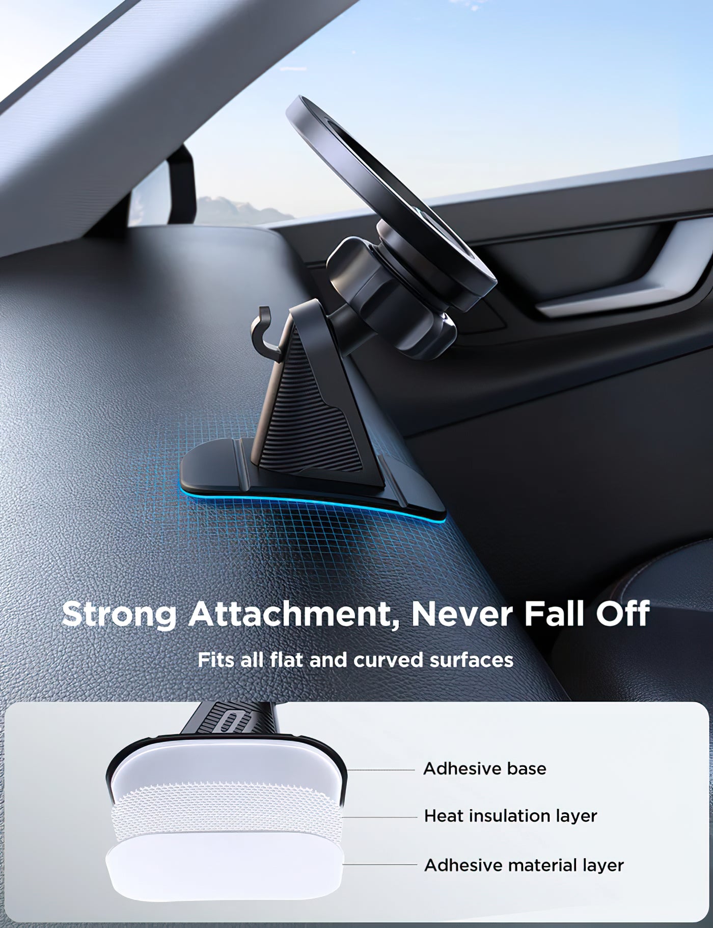 Support Auto Magnétique Joyroom JR-ZS376, Noir