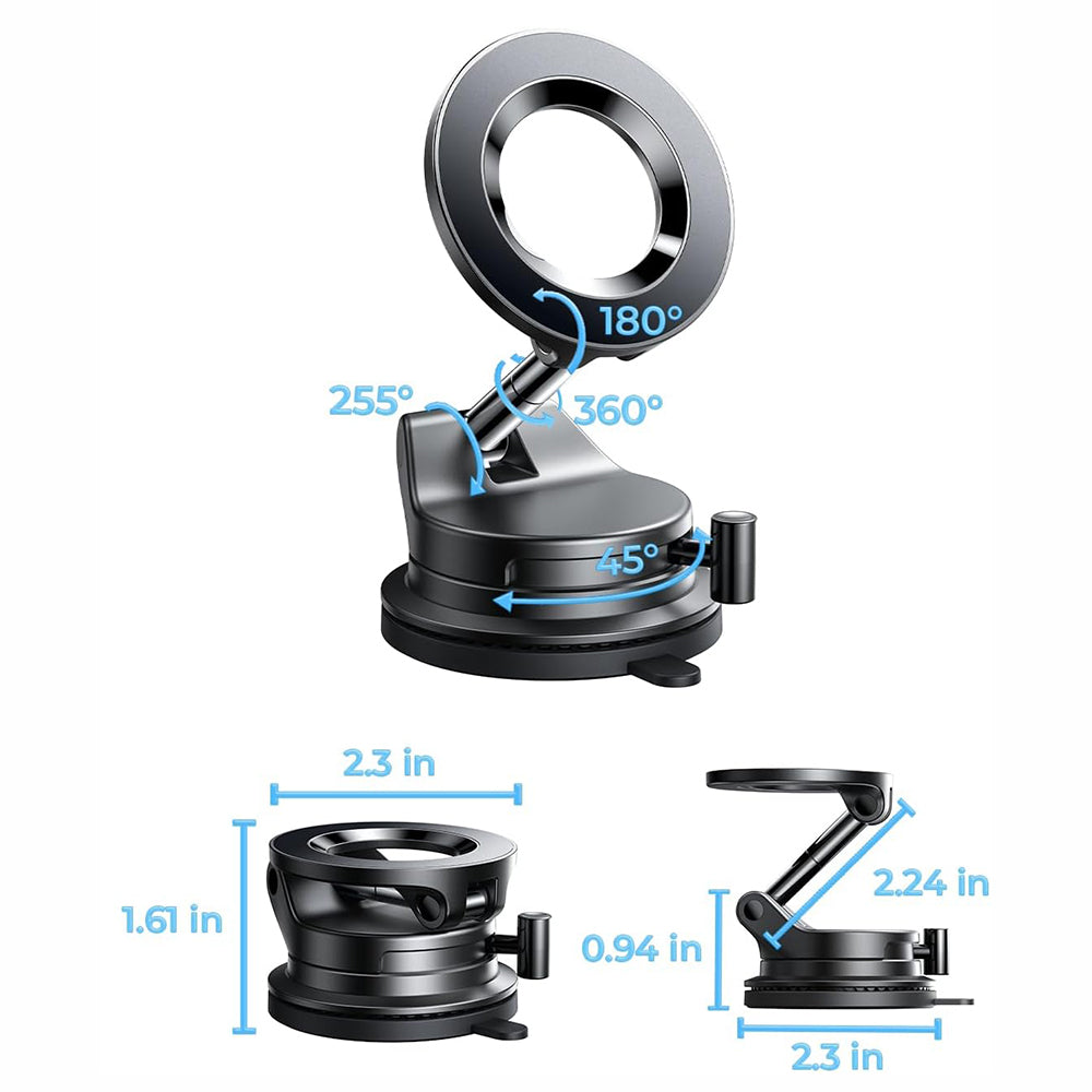 Supporto Auto Magnetico Lisen A608, Universale, Nero