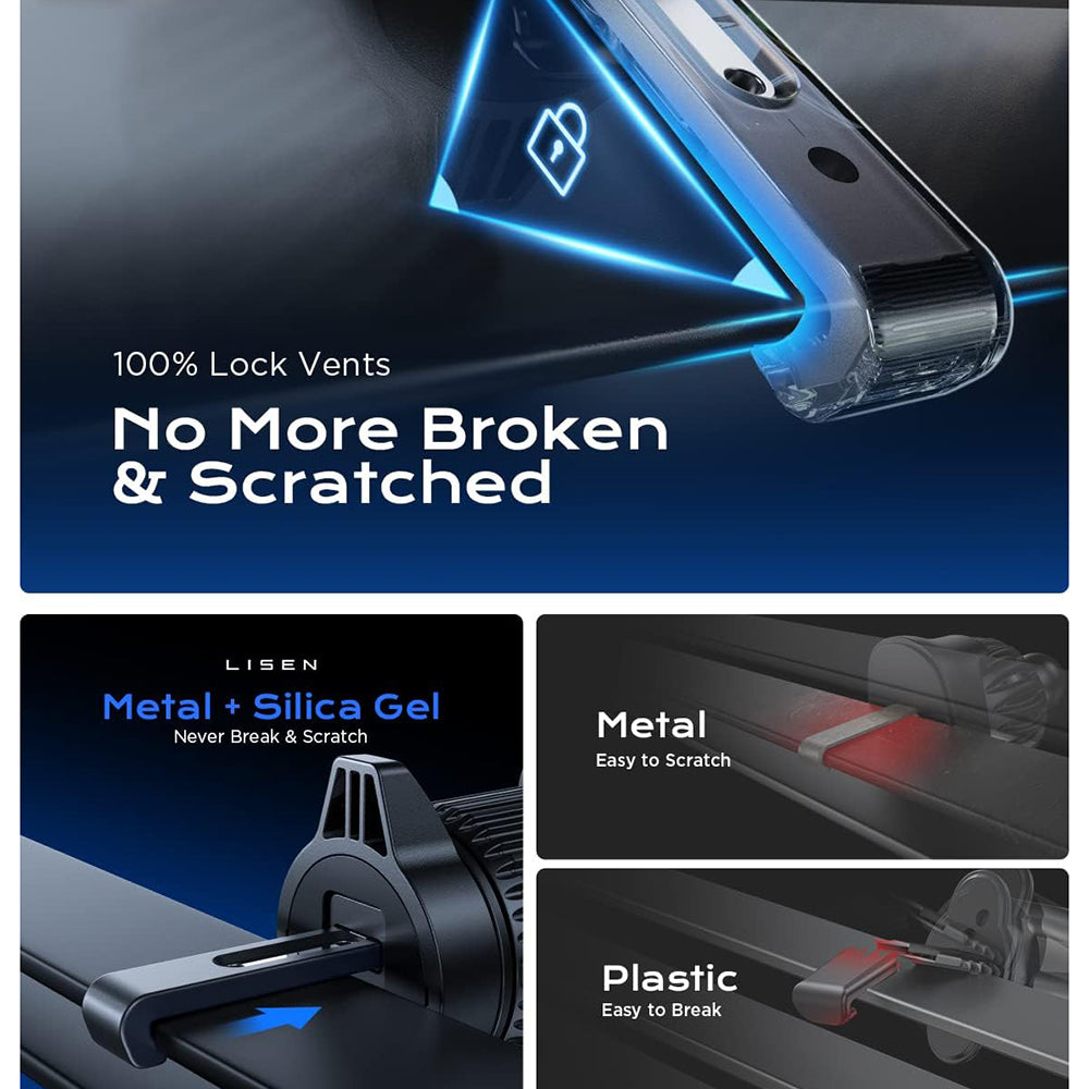 Supporto Auto Magnetico Lisen, Universale, Nero YL0222100001