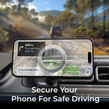 Supporto Auto Magnetico Lisen, Universale, Nero YL0223110033