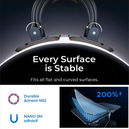 Supporto Auto Magnetico Lisen, Universale, Nero YL0223110033