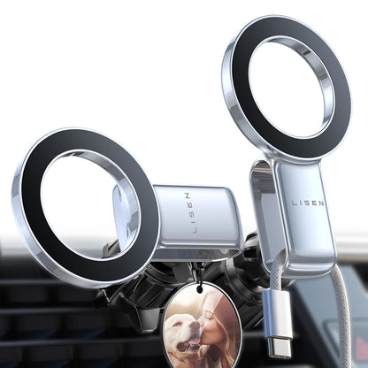 Supporto Auto Magnetico Lisen, Universale, Nero YL0224050012