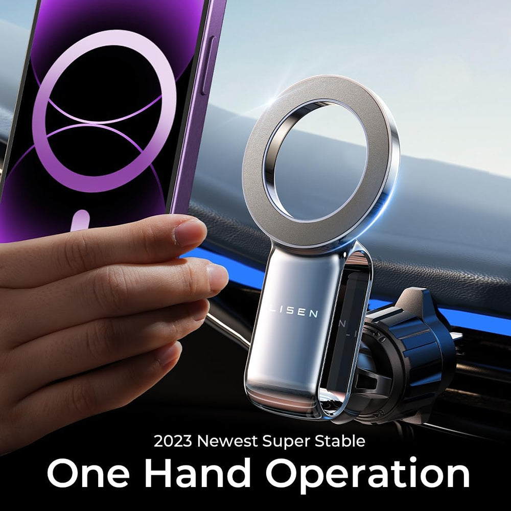 Supporto Auto Magnetico Lisen, Universale, Nero YL0224050012