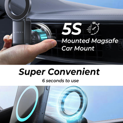 Supporto Auto Magnetico Lisen, Universale, Nero YL0224050012