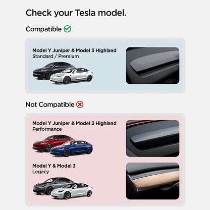 Support Auto Magnétique Spigen TAM100 pour Tesla Y Juniper / 3 Highland, Noir