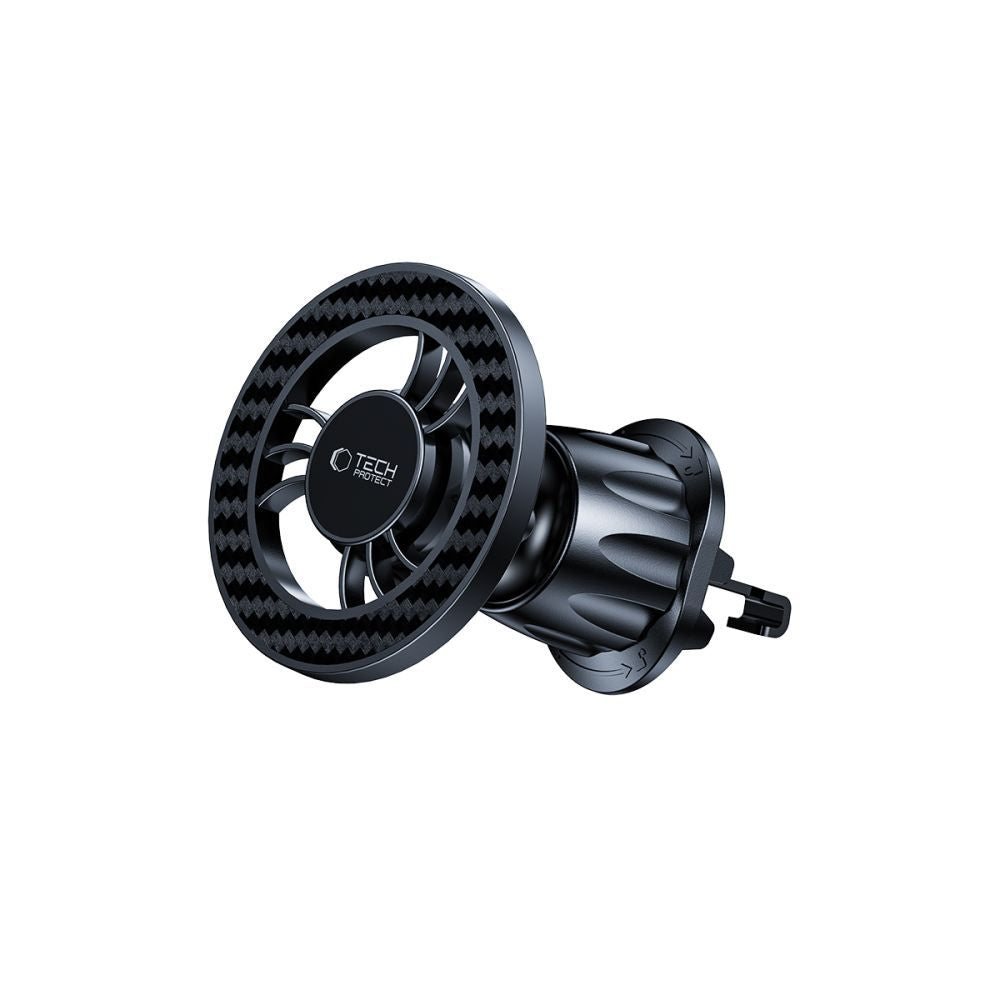 Magnetische Autohalterung Tech-Protect N56 Carbon Vent, Universal, Schwarz