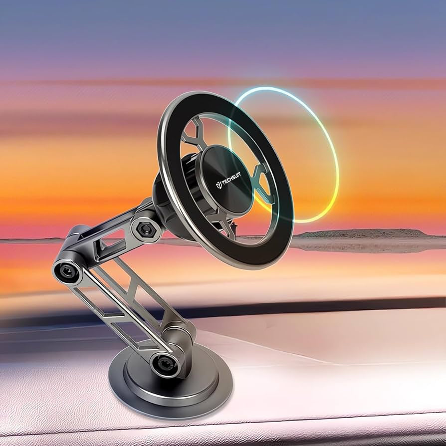 Magnetische Autohalterung Techsuit S14, Universal, Grau