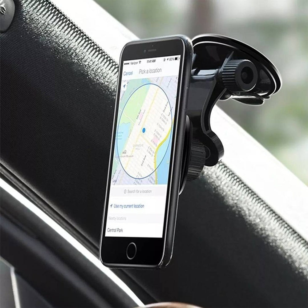 Supporto Auto Magnetico Techsuit S6, Universale, Nero Rosso