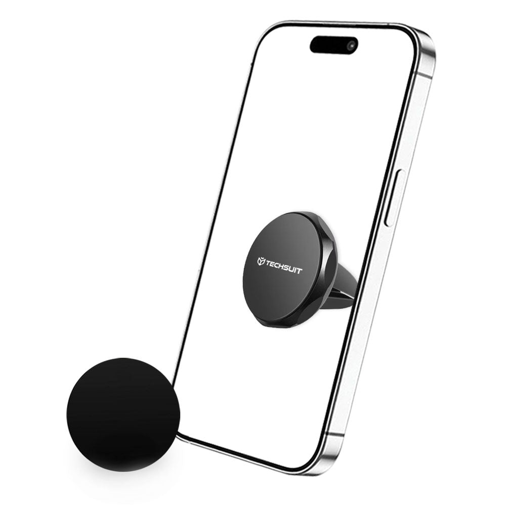 Supporto Auto Magnetico Techsuit S9, Universale, Argento