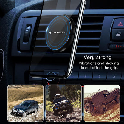 Supporto Auto Magnetico Techsuit S9, Universale, Argento