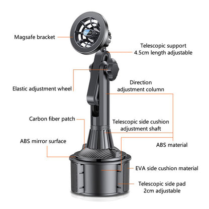 Supporto Auto Magnetico Yesido C200, Universale, Nero