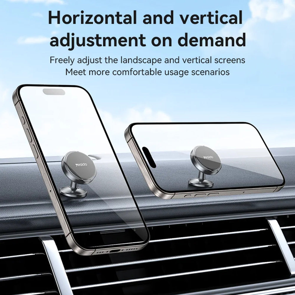 Supporto Auto Magnetico Yesido C215, Universale, Nero