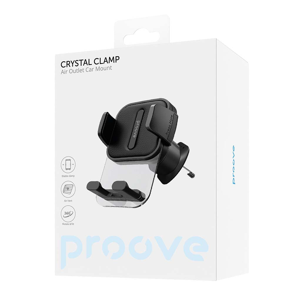 Support Auto Proove Crystal Clamp, 4.7inch - 6.9inch, Noir CHCC00000001