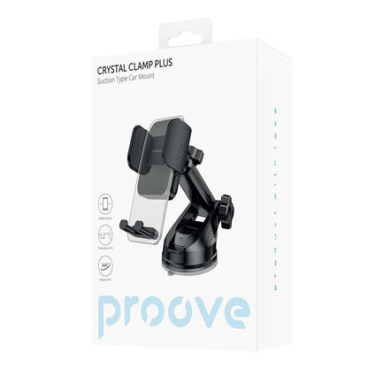 Support Auto Proove Crystal Clamp Plus Dash, 4.7 pouces - 6.9 pouces, Noir CHCSP0000001
