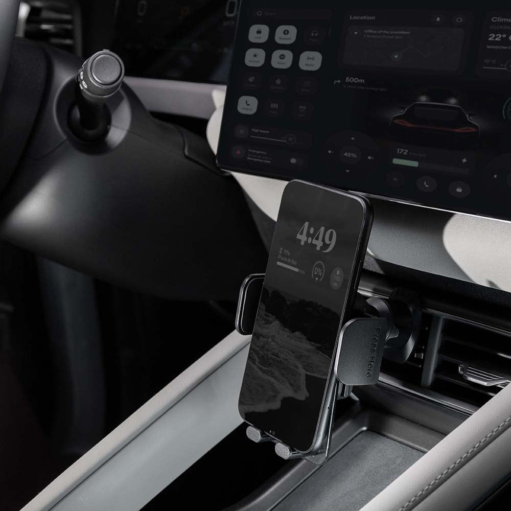 Support Auto Proove Crystal Clamp Plus Vent, 4.7inch - 6.9inch, Noir CHCCP0000001