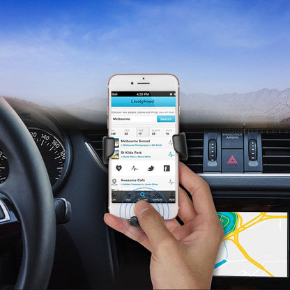 Support Auto Techsuit H01, Universel, Noir