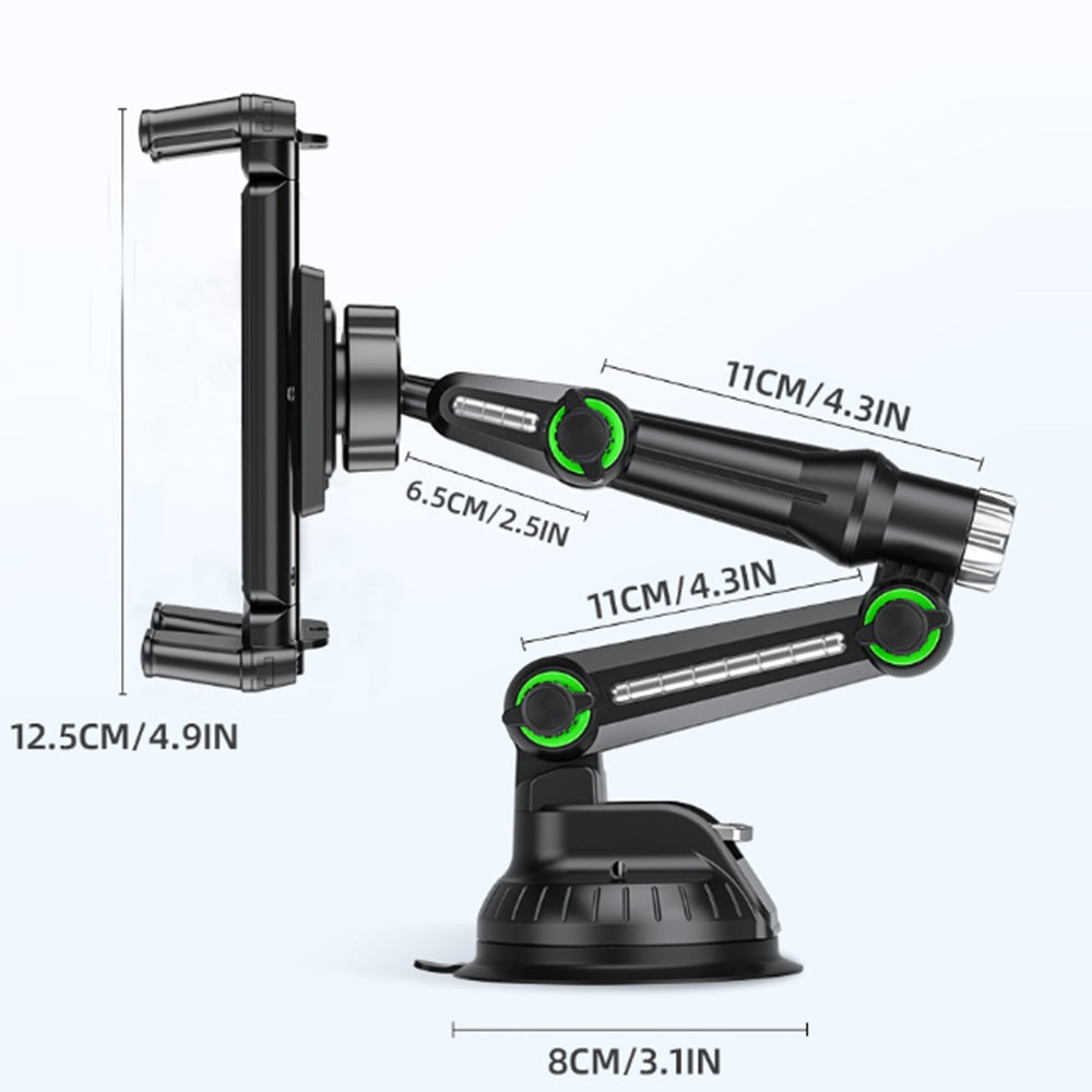 Supporto Auto Techsuit ST1 per Telefono / Tablet, 4.7inch - 12.9inch, Nero
