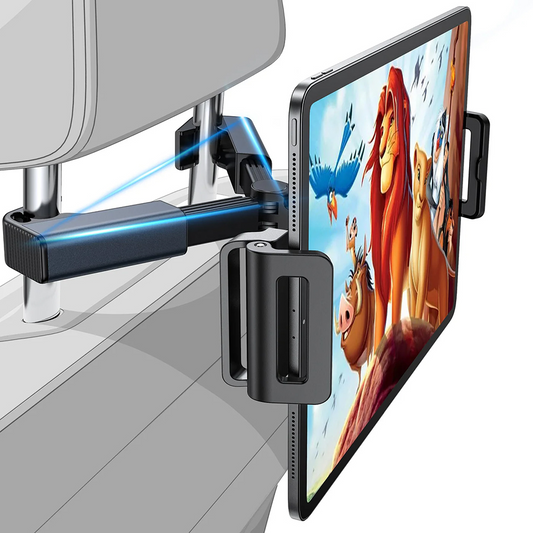 Supporto Auto Poggiatesta Lisen per Telefono / Tablet, 4.7inch - 12.9inch, Nero, Ricondizionato YL0221030002