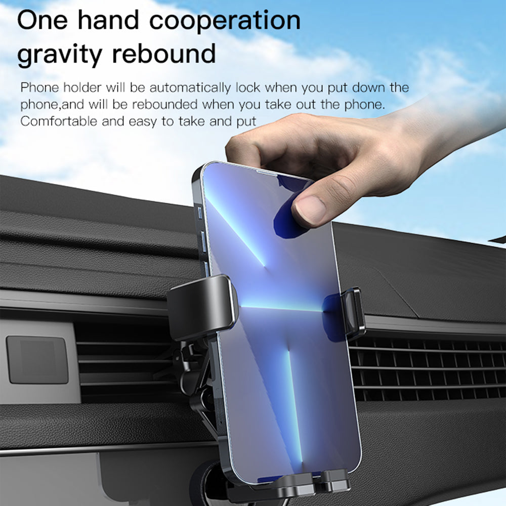 Supporto Auto Yesido C166, 4.7inch - 7inch, Nero