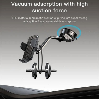 Supporto Auto Yesido C172, 4 pollici - 7 pollici, Nero