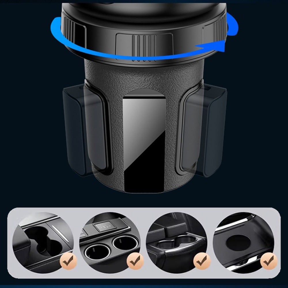 Support Gobelet Yesido C180 3en1, Noir